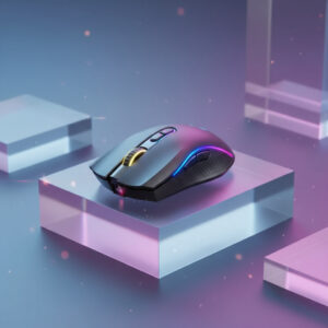 bezprzewodowa mysz gamingowa RGB