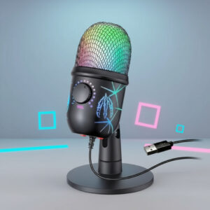 Mikrofon gamingowy RGB