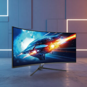 Zakrzywiony monitor ultrawide 32 cale